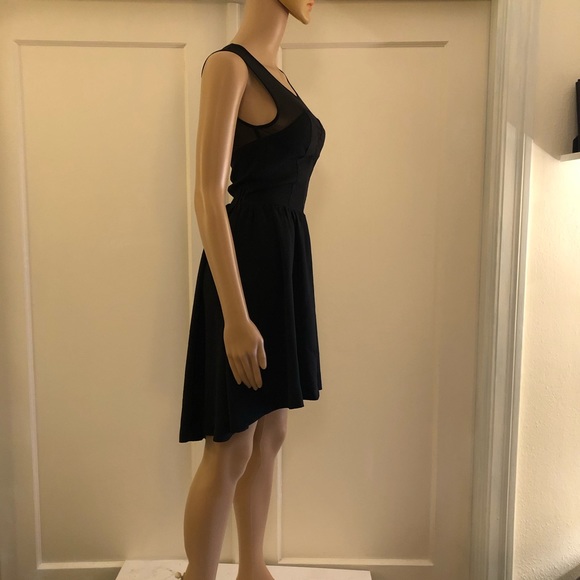 NWOT H&M High Low Black Cocktail Dress; Sz 2 - Picture 5 of 7